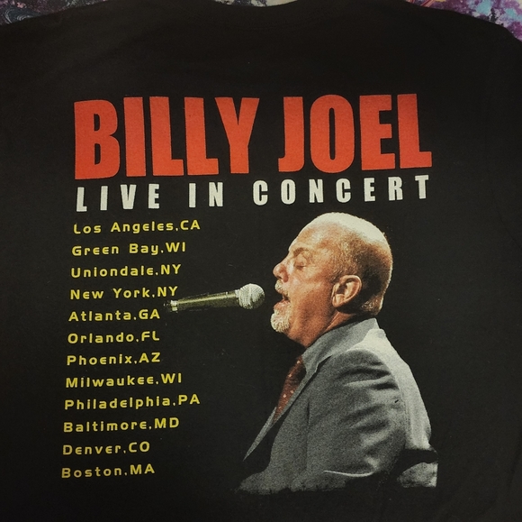 Billy Joel in Concert Tee Short Sleeve - Picture 3 of 4